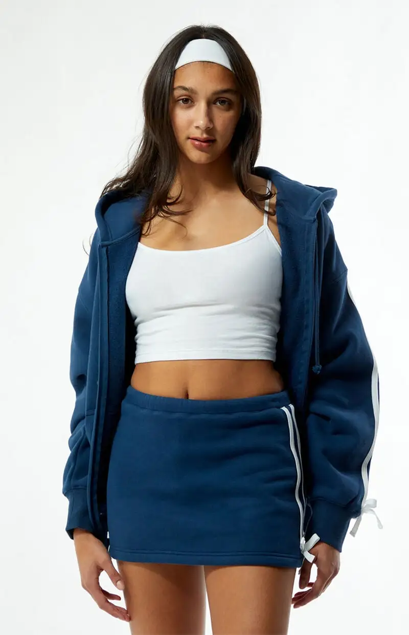 PacSun Bowtie Sweat Mini Skirt