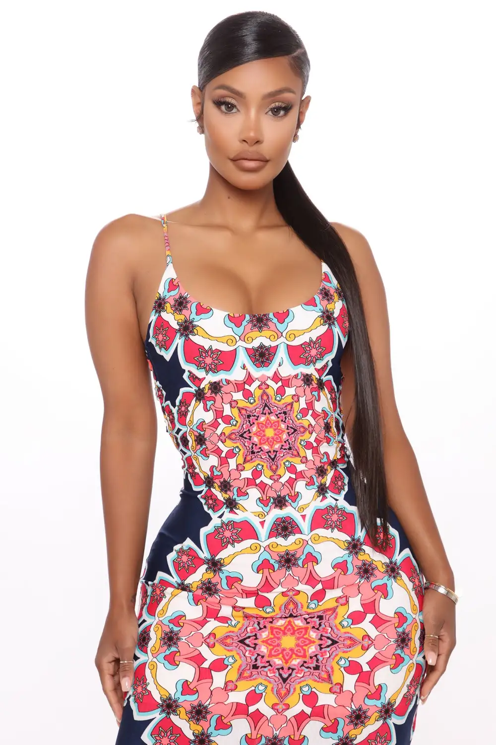 Tribal Paradise Maxi Dress - Royal