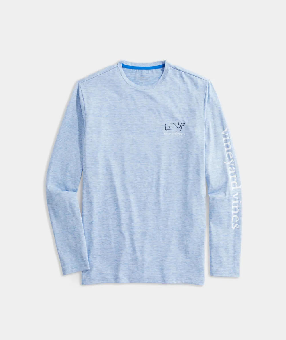 Whale Logo Long-Sleeve Harbor Performance Tee