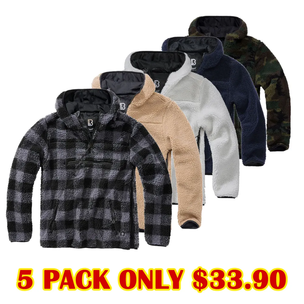 Teddy Fleece Worker Pullover