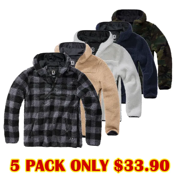 Teddy Fleece Worker Pullover