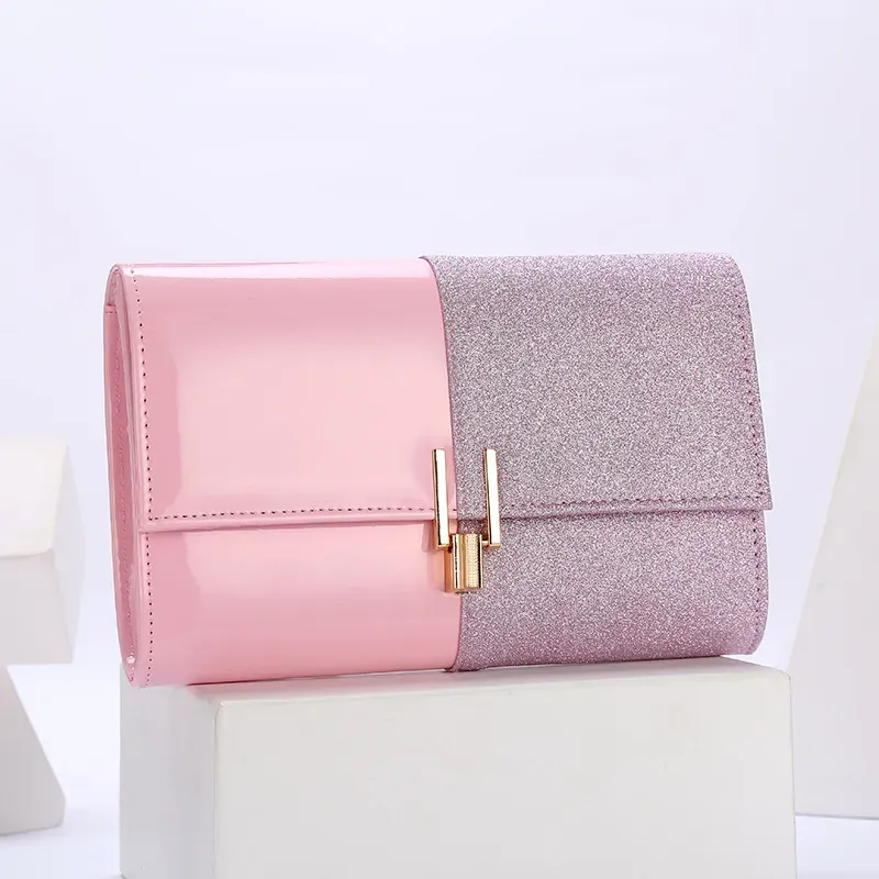 Sequin reflective crafted handbag for wedding dinner ladies