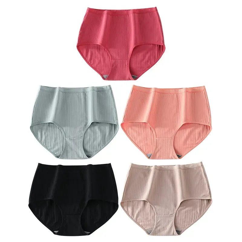 2023 Plus Size High Waist Leak Proof Cotton Panties