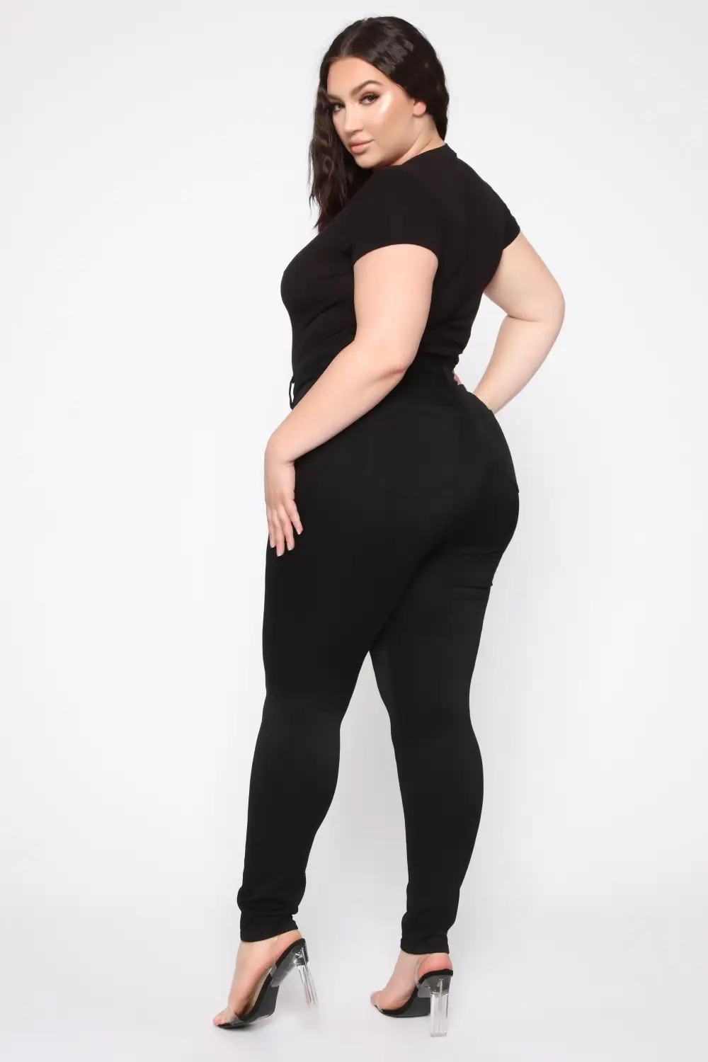 Eva Super Soft Curvy Skinny Jean - Black