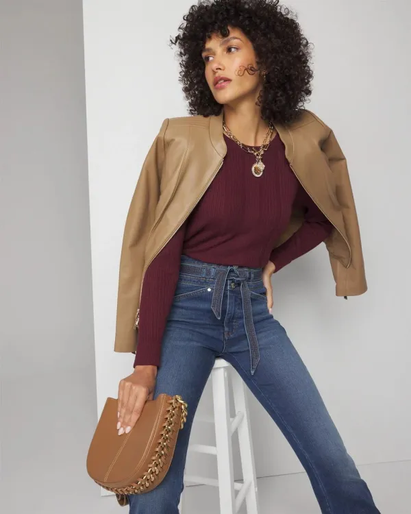 Cashmere Blend Crewneck Sweater