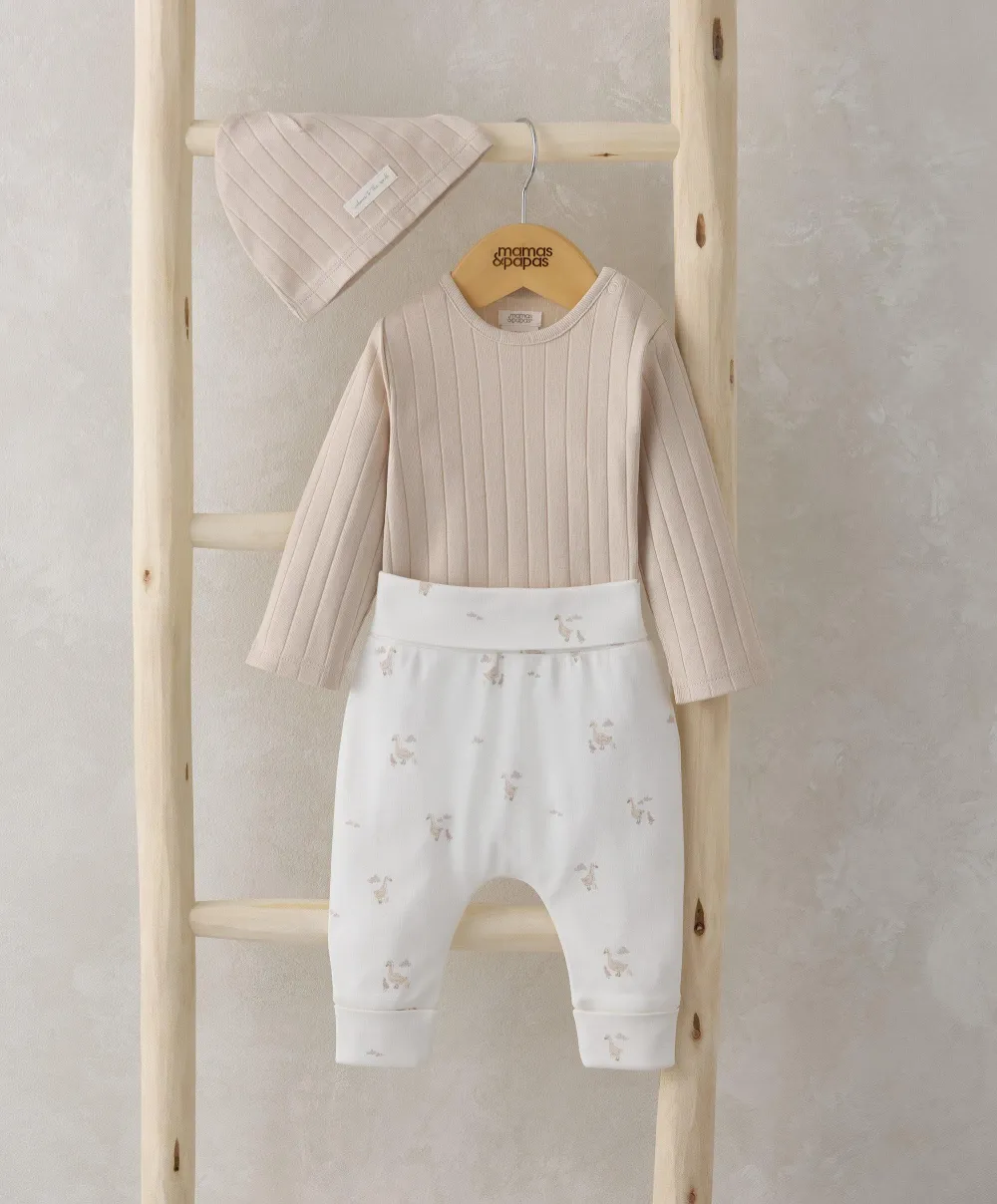 Duckling Bodysuit, Leggings & Hat Outfit Set