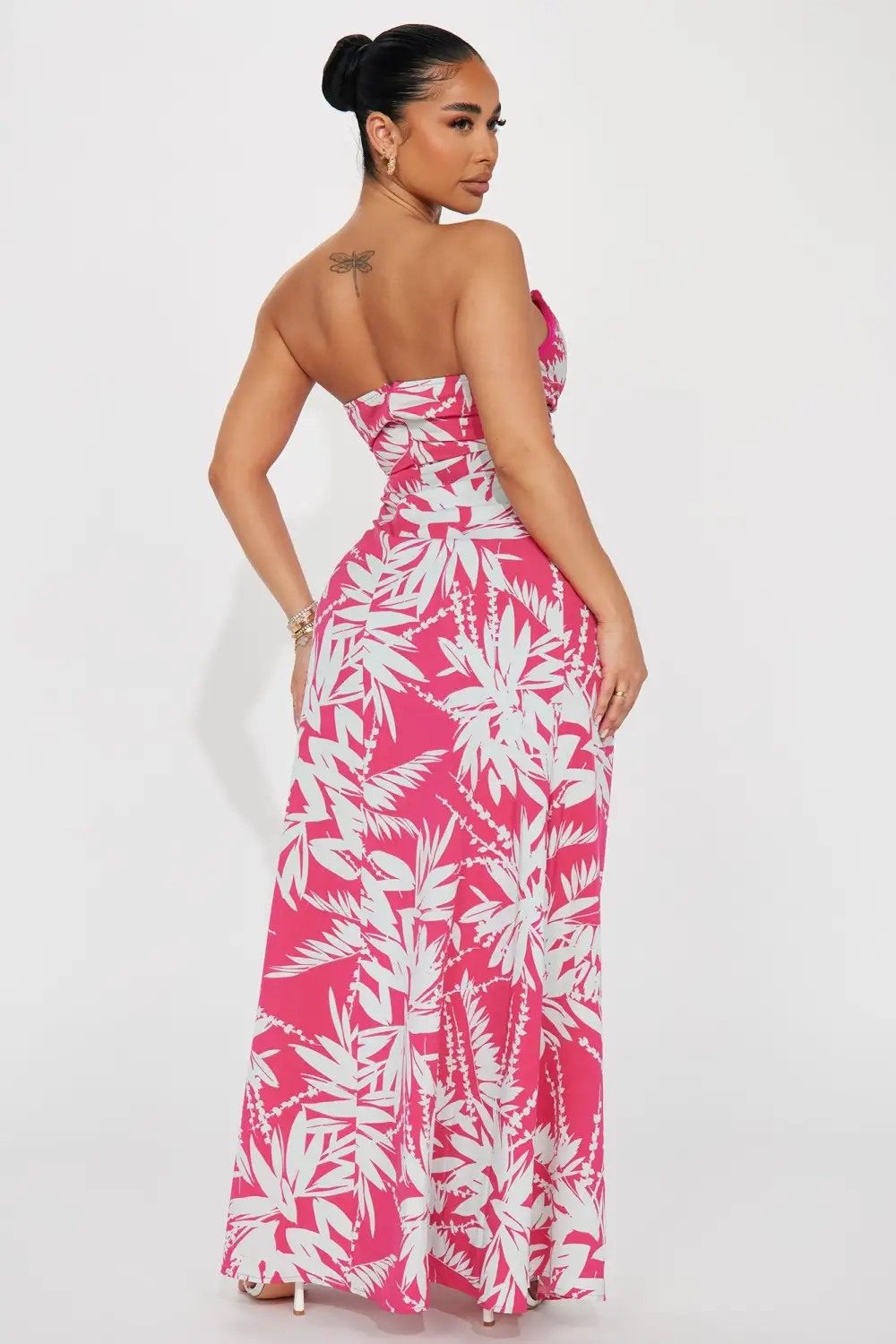 Fun Gal Maxi Dress - Pink/combo