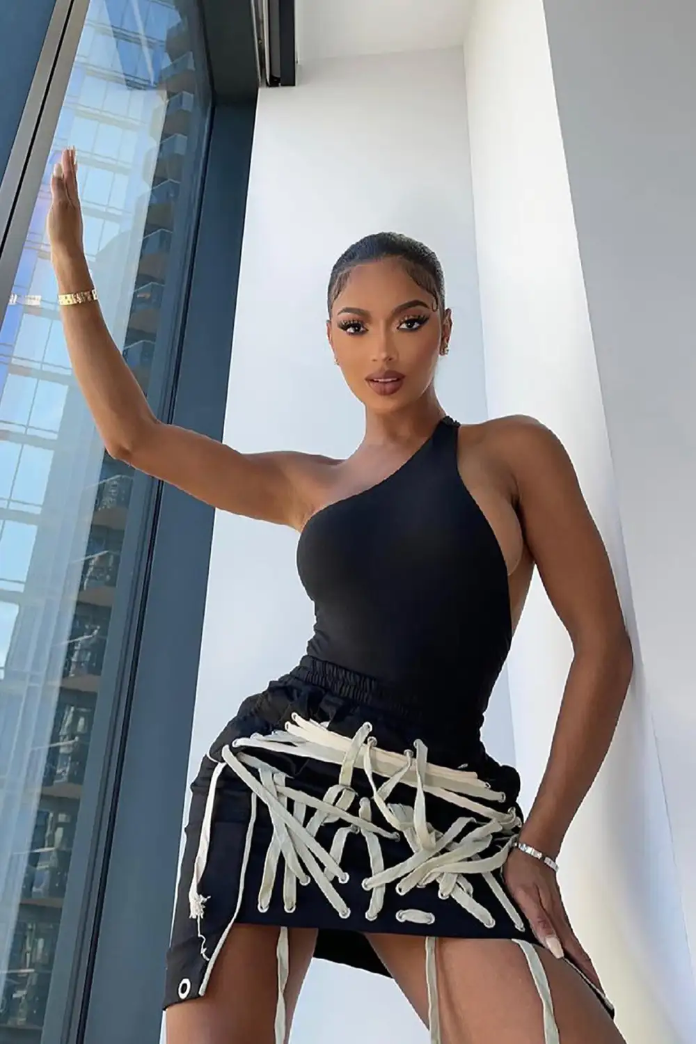 Lora Jean Bodysuit - Black