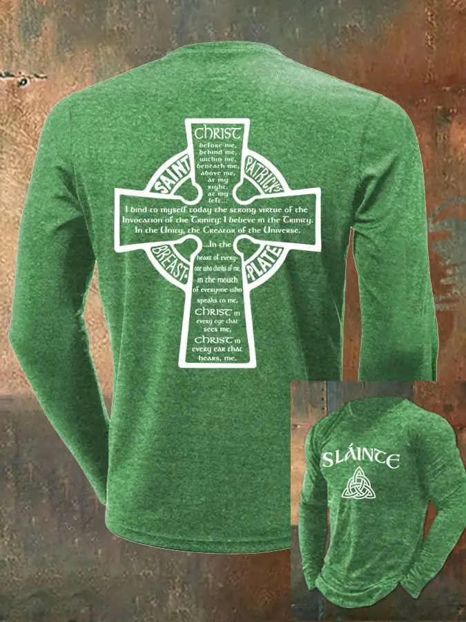 Men's St. Patrick's Day Health Print T-shirt
