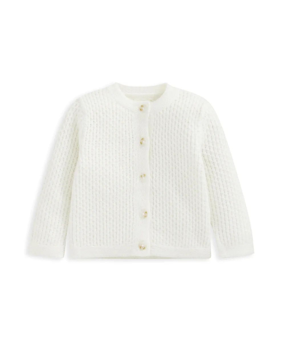 Knitted Cardigan - White