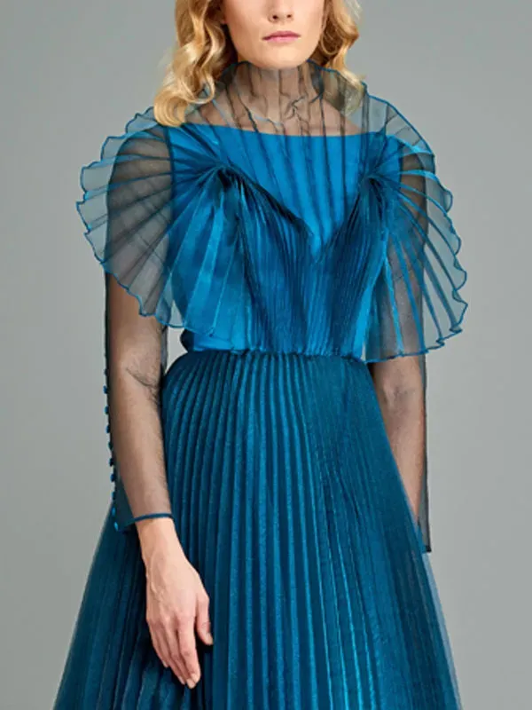 Organza thread design temperament women's dress