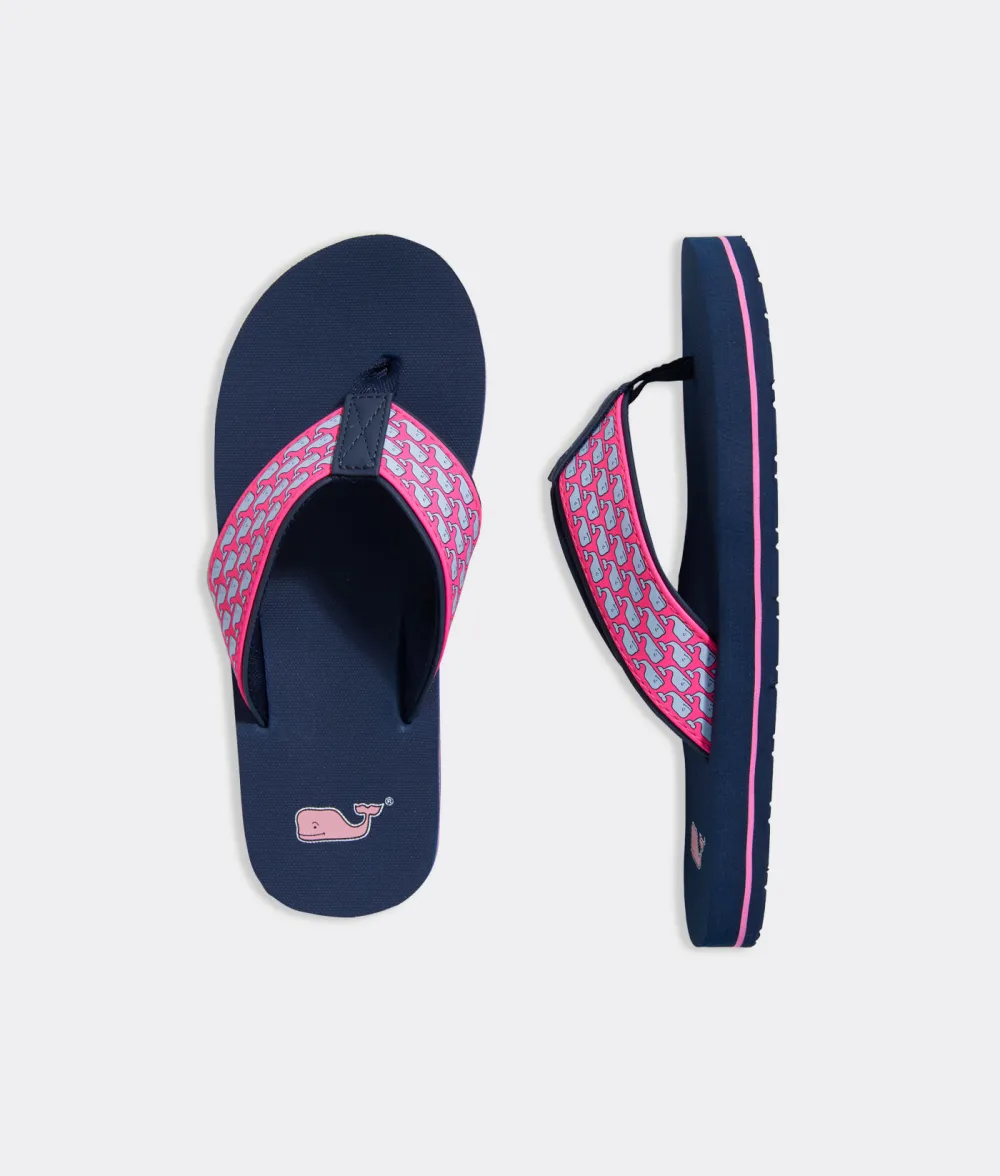 Vineyard Whale Classic Flip Flops