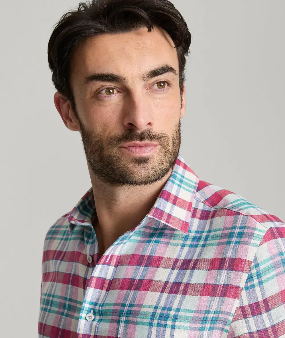 Wrinkle-Resistant Linen Wallace Shirt