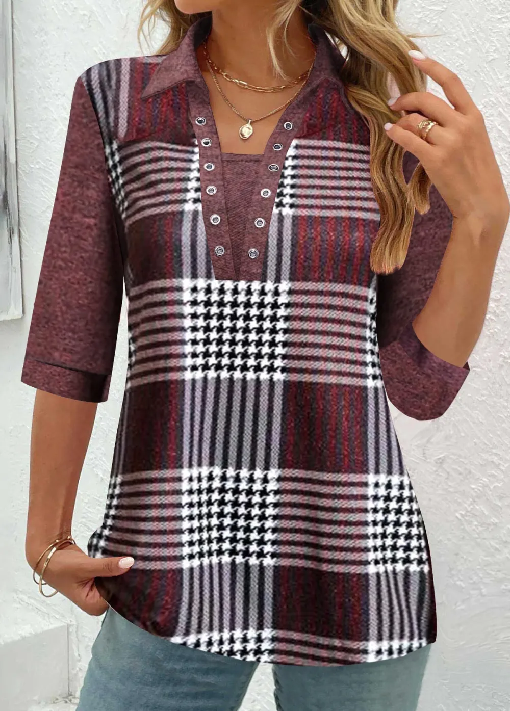 Pink Eyelet Short Sleeve T Shirt