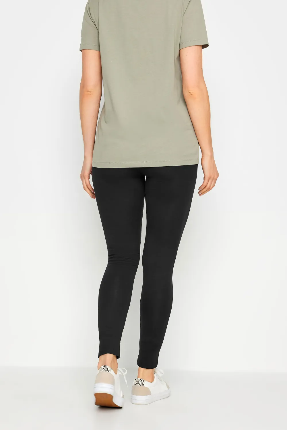 LTS PREMIUM Tall Black Cotton Stretch Leggings