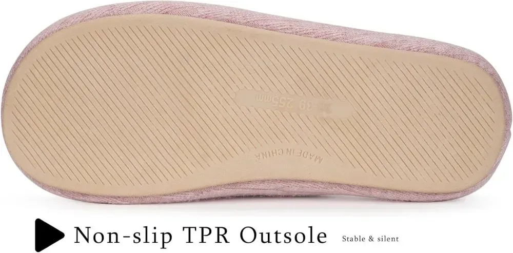 Slippers for Women Memory Foam Open Toe House Slippers Cute Comfy Bedroom Slides Slip on Slippers for Summer Indoor