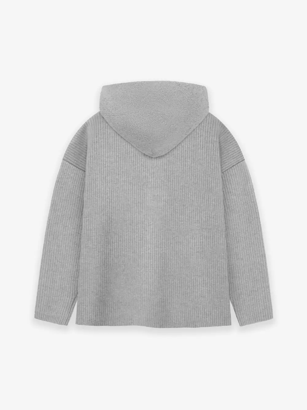 Wool V-Neck Hoodie