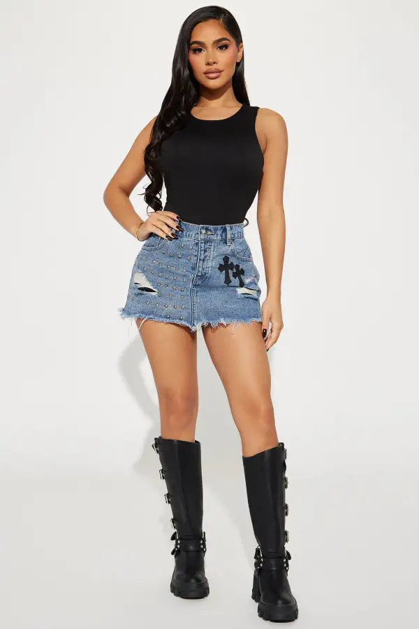 Poppy Sleeveless Bodysuit - Black