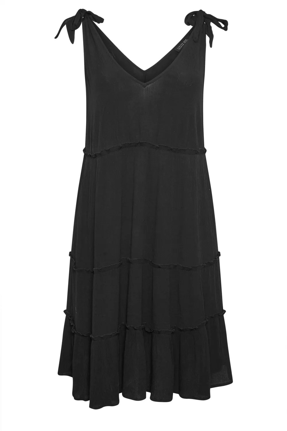 LIMITED COLLECTION Curve Red Tropical Tiered Midi Dress