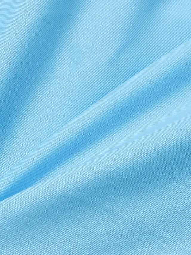 Women's Swimwear Tankini 2 Piece Plus Size Swimsuit Backless 2 Piece Modest Swimwear for Big Busts Solid Color Pure Color Light Blue Black Red Navy Blue Blue Bandeau Strapless Bathing Suits New