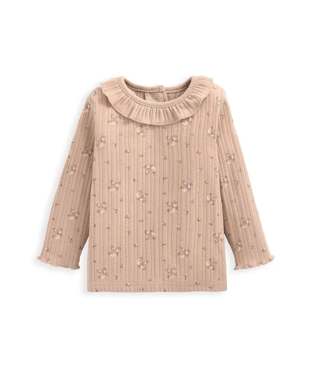 Floral Top & Leggings Outfit Set