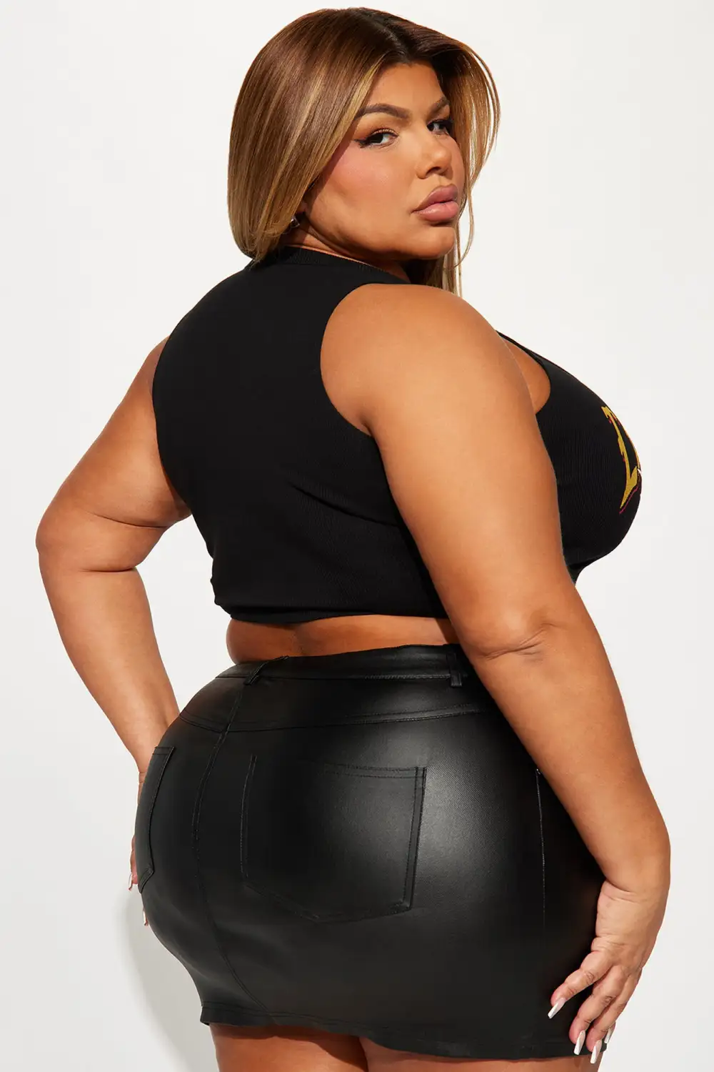 She's Legendary Graphic Corset - Black