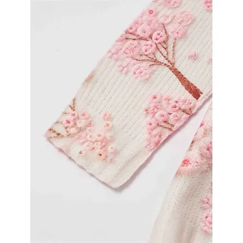 Women's Sweater Daily Graphic Crew Neck Print Long Sleeve Regular Tops Knit Weekend Beige Fall Winter