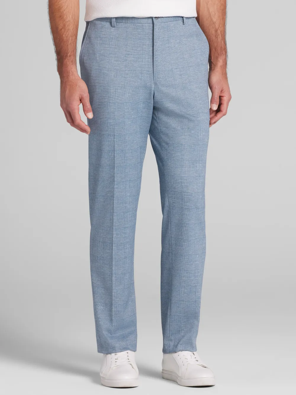 JOE Joseph Abboud Modern Fit Flat Front Knit Suit Pants