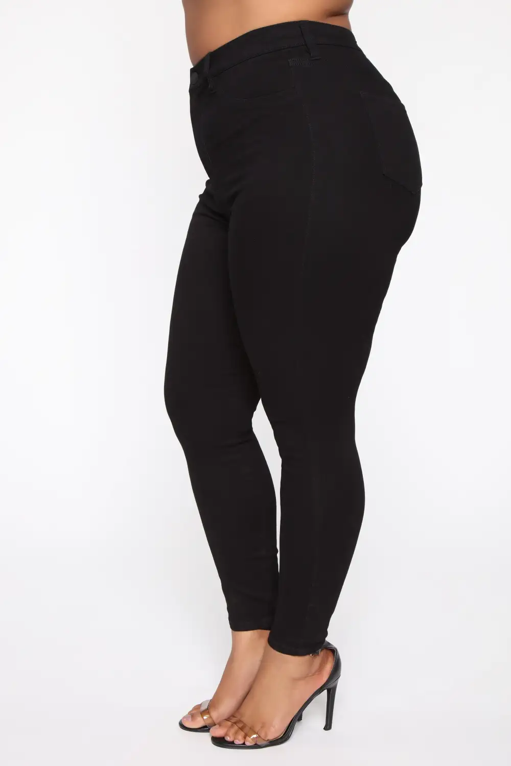 Emma Super Stretch High Rise Skinny Jean - Black
