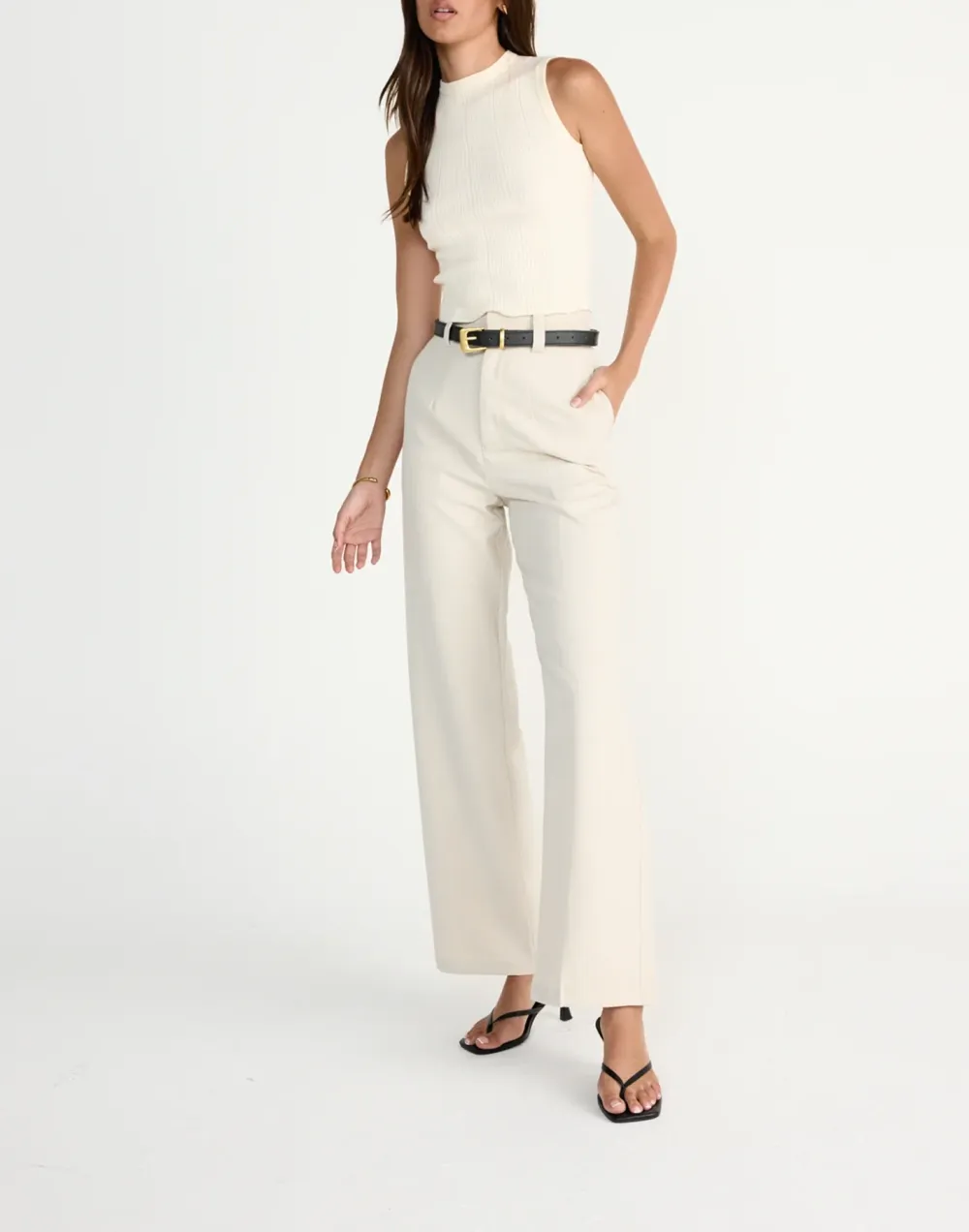 Simple Design High Collar Vest