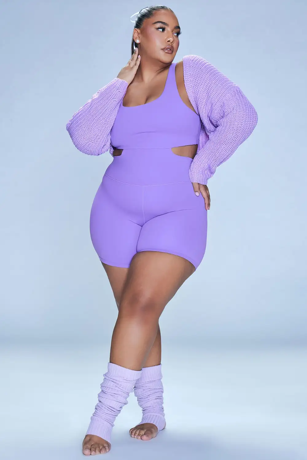 Rotation Super Soft Active Romper - Lavender