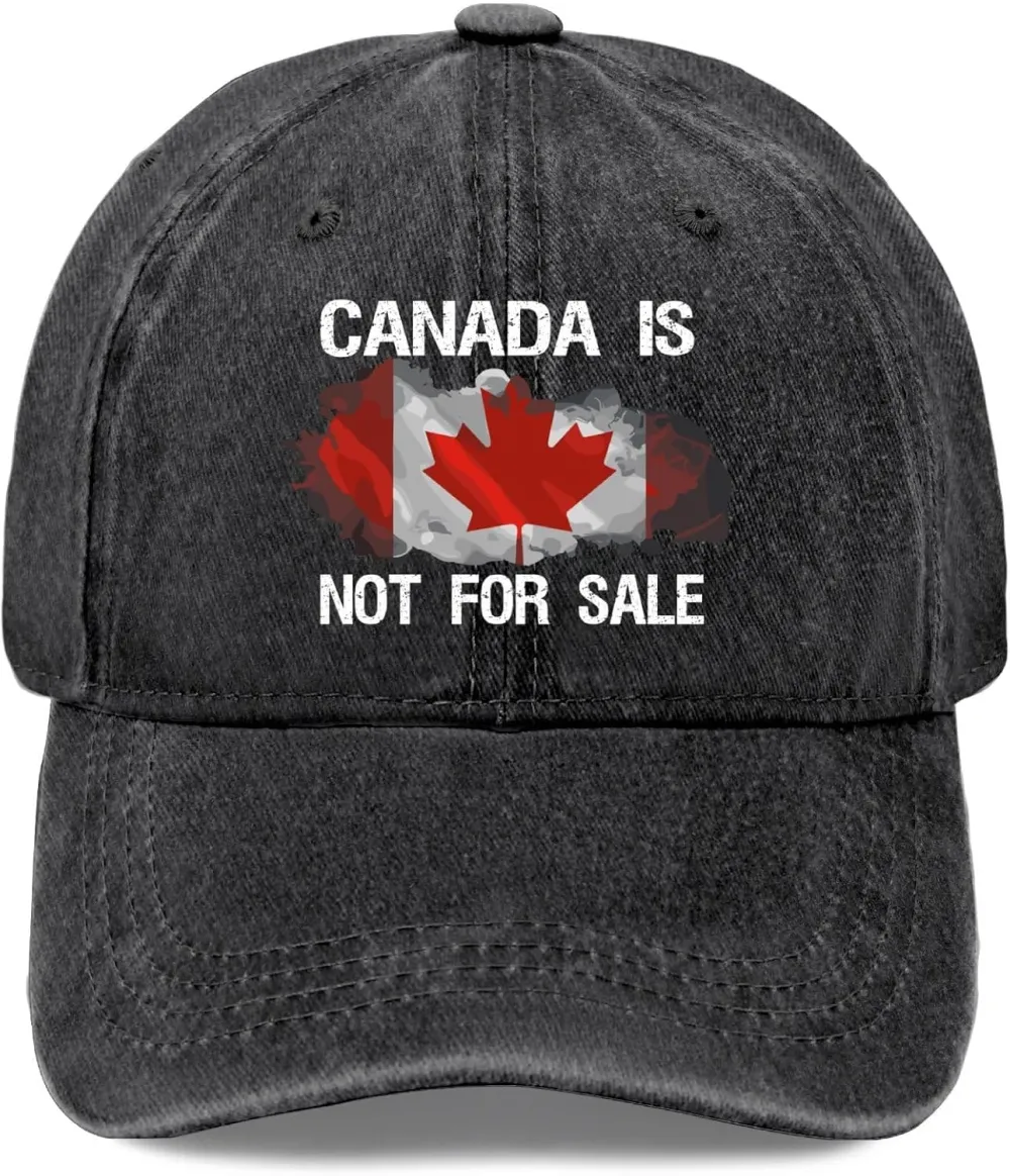 Canada Baseball Cap,Adjustable,2 Pack,Canada Day Embroidered Maple Leaf Flag Golf Hat for Men Women Kids