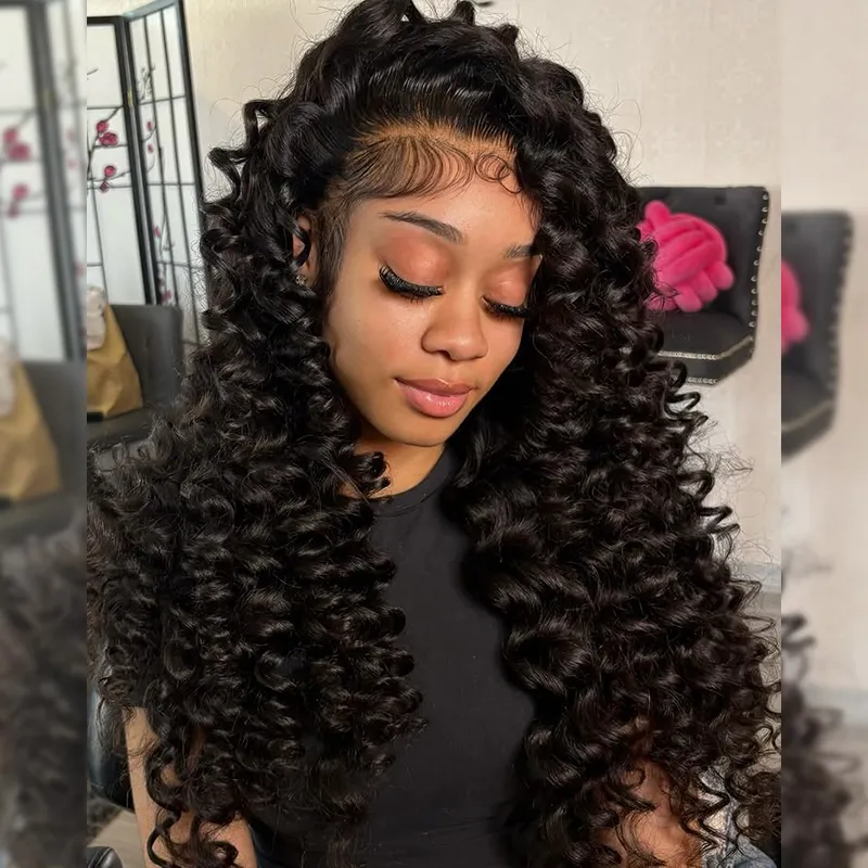 Sterly Bouncy Wand Curly Wig 7×6 / 13×6 Undetactable HD Lace Human Hair Wig