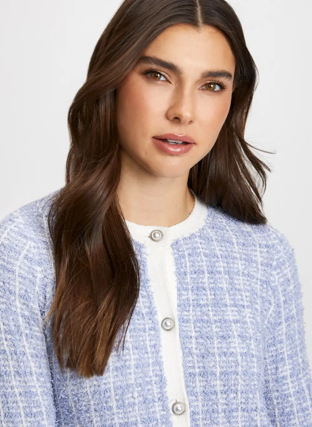 Short Bouclé Cardigan