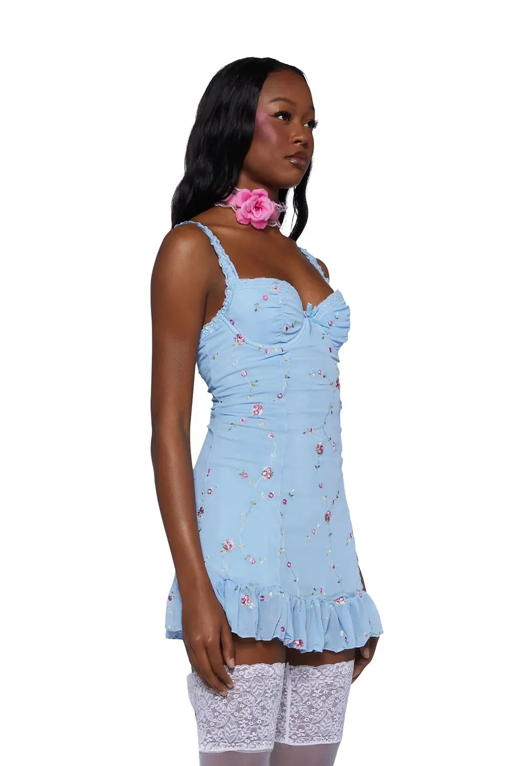 I'M BABY MINI SLIP DRESS