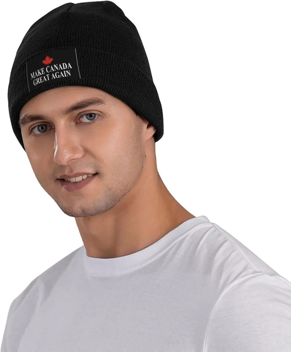 Make Canada Great Again Winter Beanie Knit Hats Unisex Thermal Hat