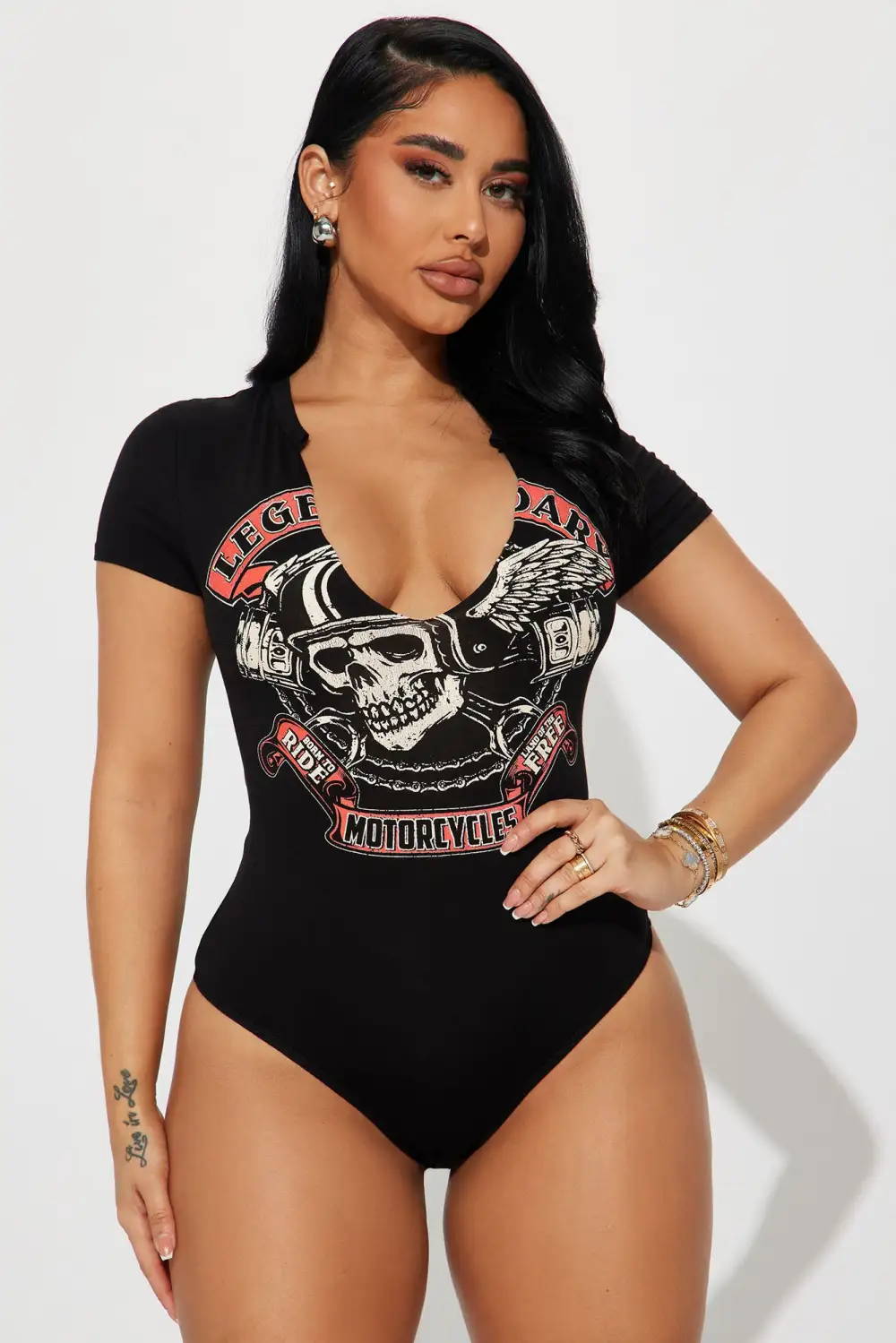 Rock My World Bodysuit - Black