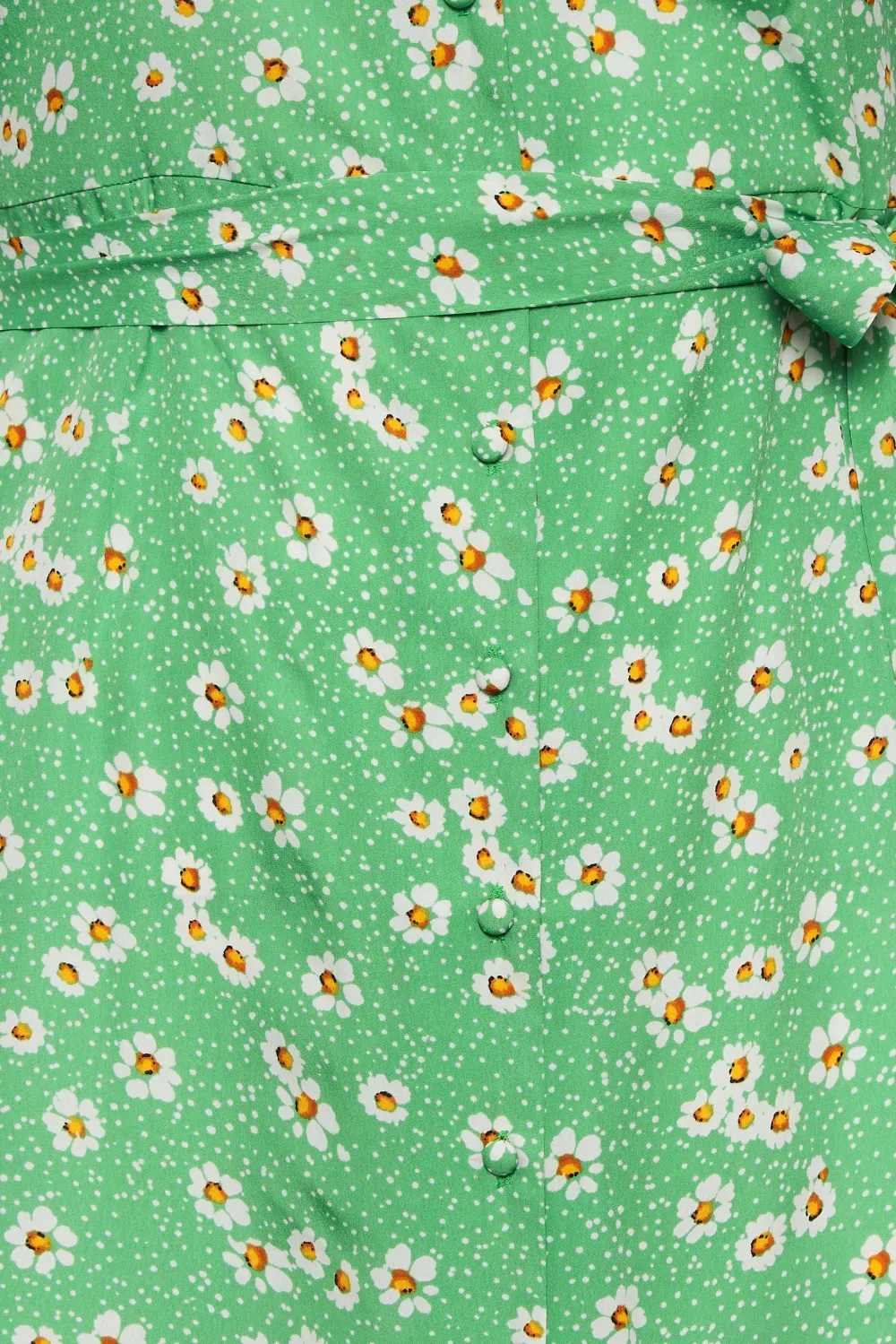 YOURS Curve Green Sweetheart Neckline Floral Print Tea Dress