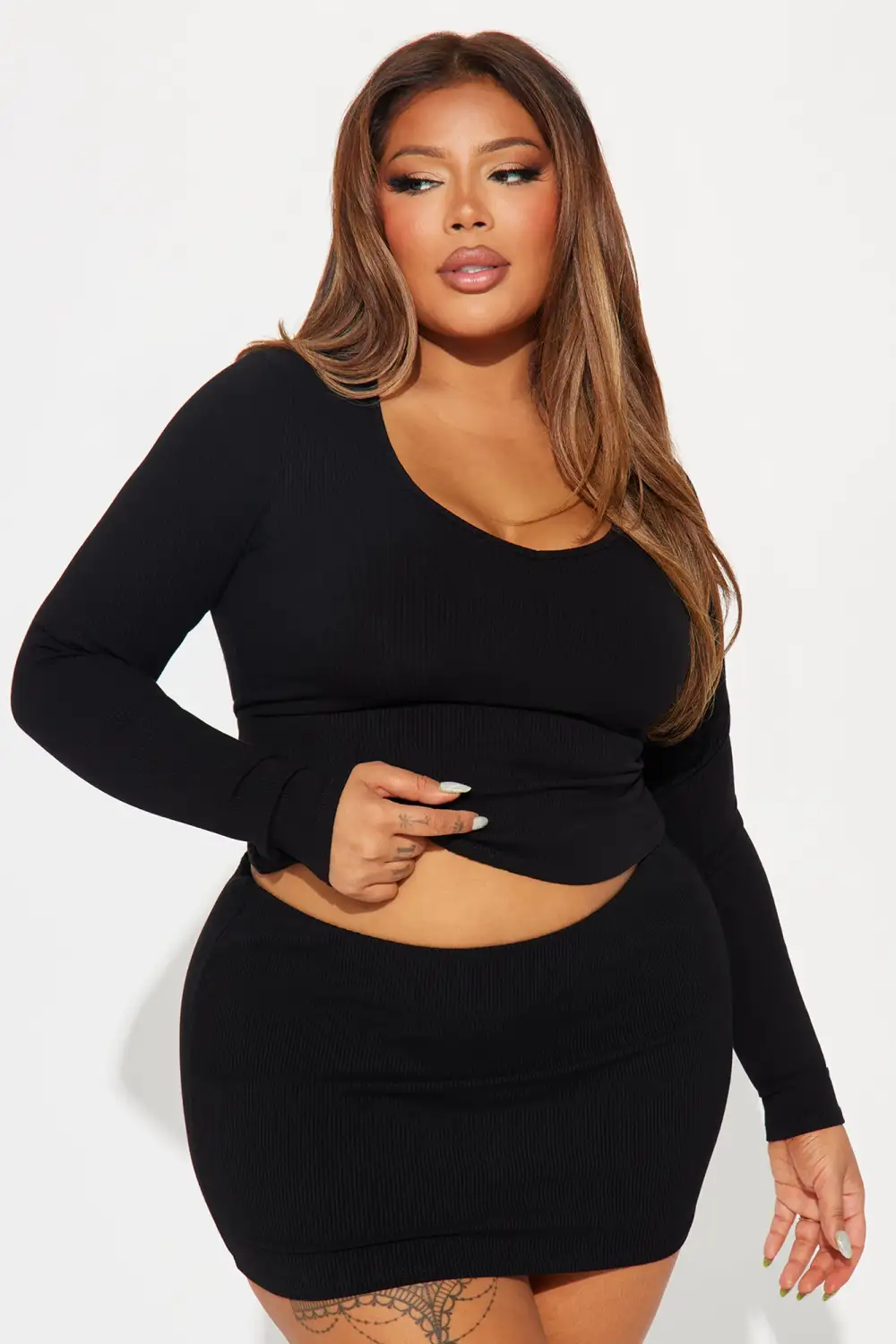 Tristan Snatched Top - Black