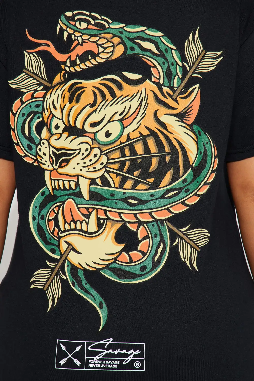 Forever Savage Graphic T-Shirt - Black