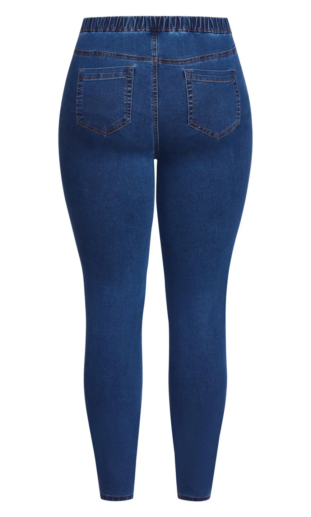 Evans Blue Mid Wash Denim Jegging