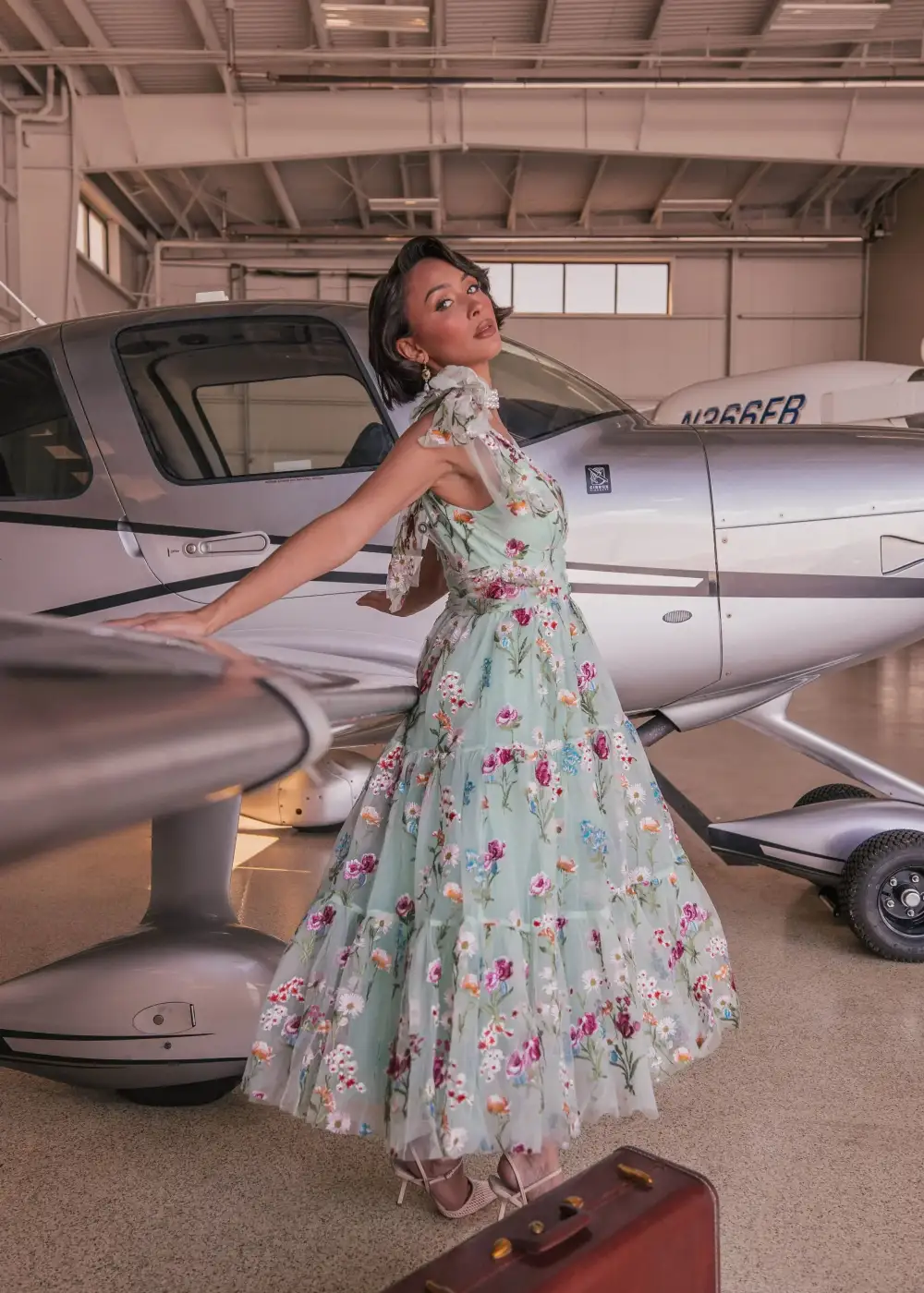 Margaret Midi Dress Green