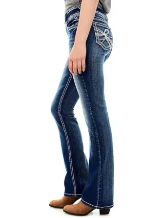 Women Mid-Rise Insta Stretch Denim