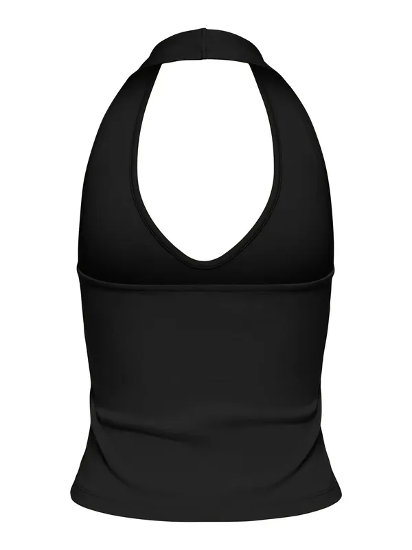 Minimal Halter Sleeveless Top