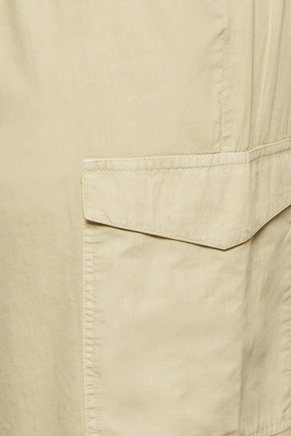 YOURS Curve Khaki Green Cargo Parachute Trousers