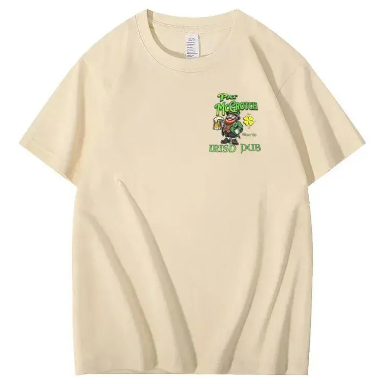 St.Patrick's Day Print Pattern Crew Neck T-Shirt