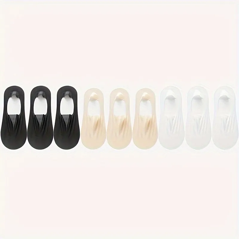 9 Pairs Of Summer Seamless Semi-Transparent Breathable Socks