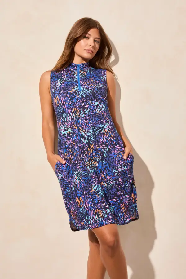 UPF 50+ Performance Dress-Aqua