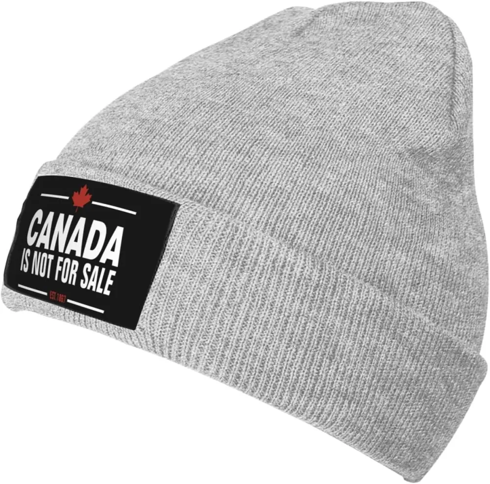 Canada is Not for Sale Unisex Beanie Knit Hat Winter Warm Skull Cap