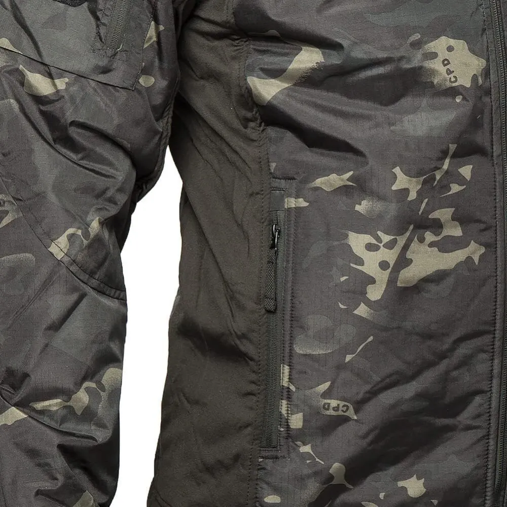 Men's Winter Tactical Jacket Lightweight Fleece lined Insulated Midlayer Hunting Military Softshell uniform